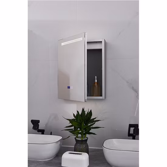 Novo estilo de armário de banheiro de aço inoxidável atacado de fábrica